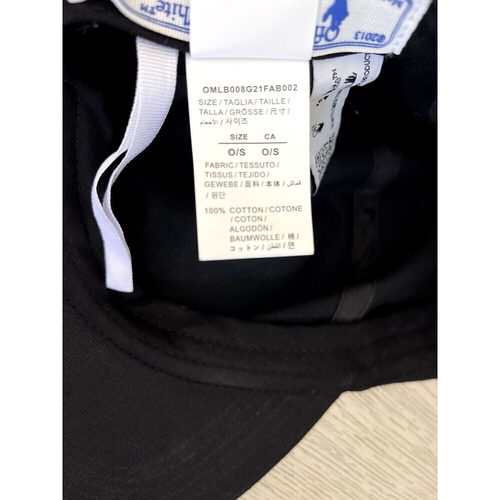 Off-White Virgil Abloh Sound Engineer Pioneer DJ Baseball Cap Black RARE - Picture 7 of 7